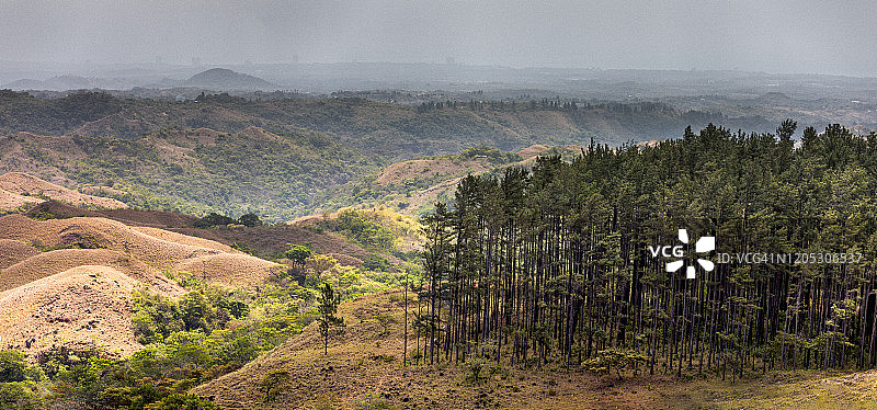 在巴拿马科克莱省：安东山谷全景图片素材