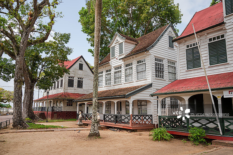 苏里南帕拉马里博建筑图片素材