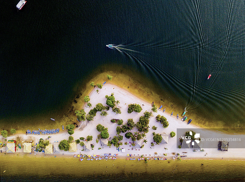 阿尔特杜尚海滩鸟瞰图图片素材