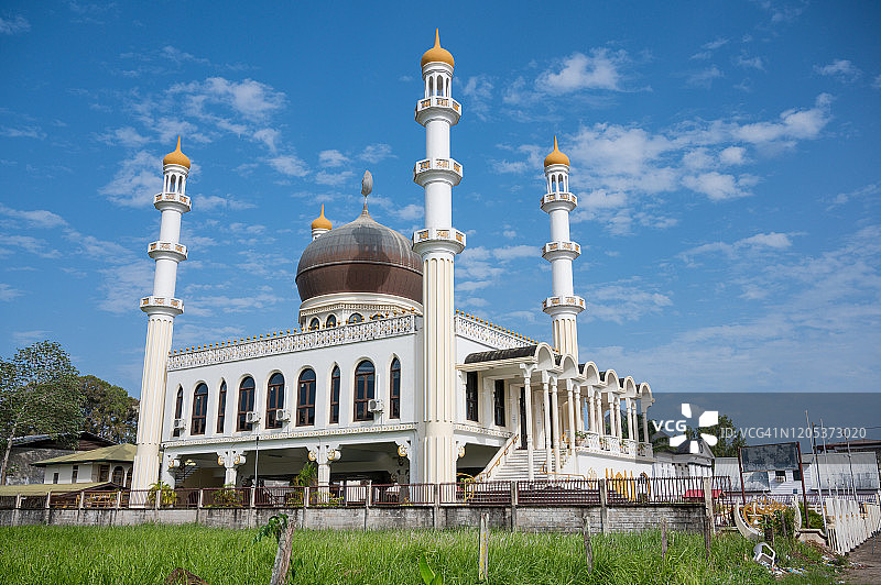苏里南帕拉马里博S.I.V清真寺图片素材