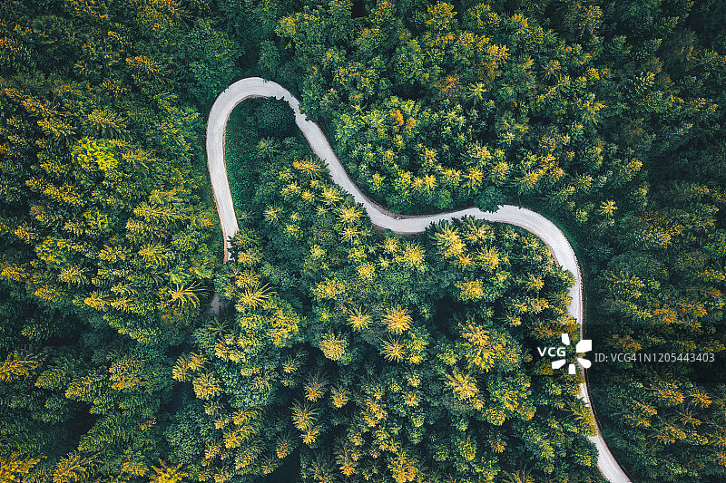 蜿蜒的道路图片素材