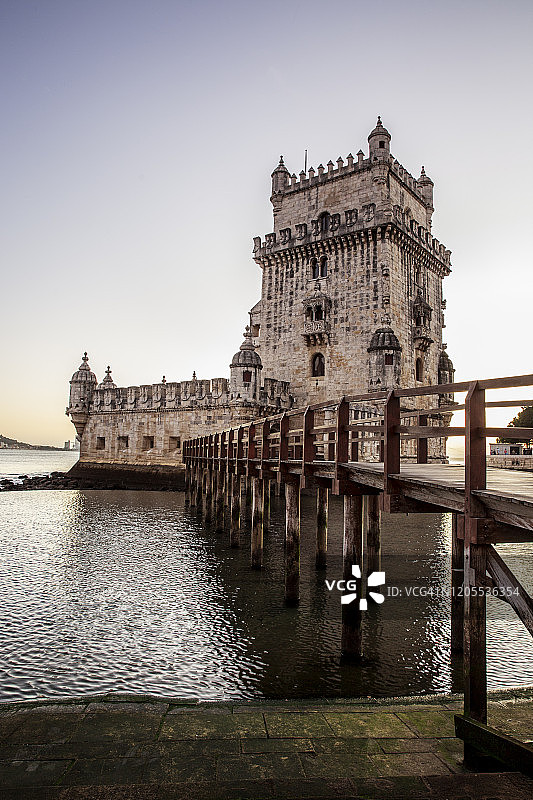 里斯本贝伦塔：水上城堡图片素材