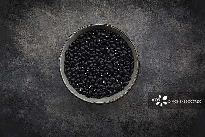 一碗干黑豆图片素材