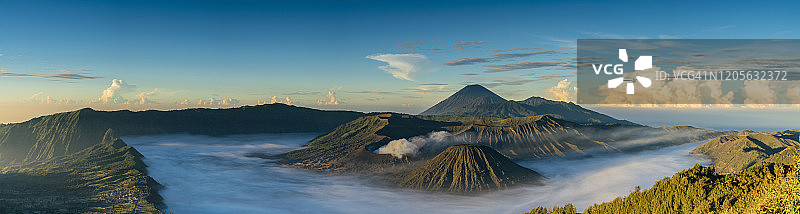 印度尼西亚东爪哇布罗莫火山日出图片素材