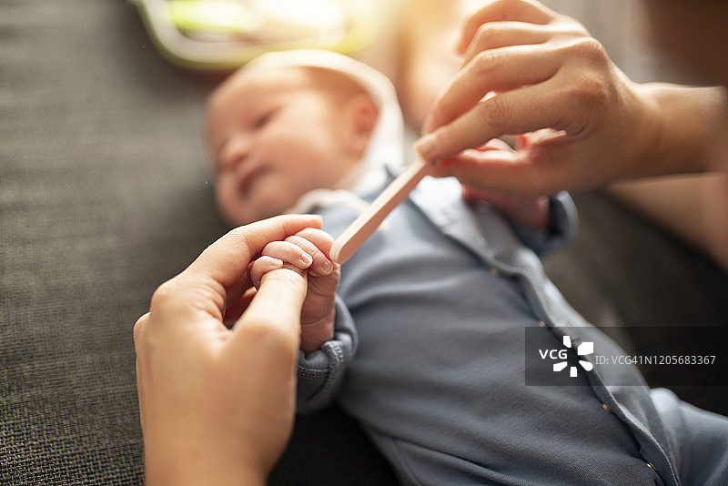 婴儿护理图片素材