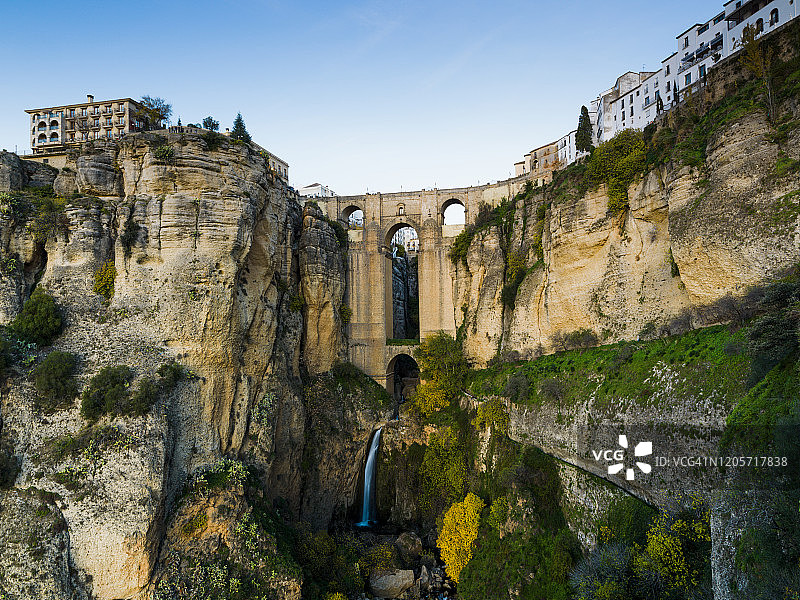 西班牙马拉加龙达的新桥图片素材