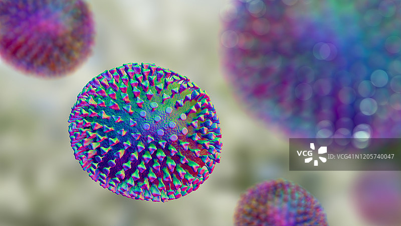 流感病毒图图片素材
