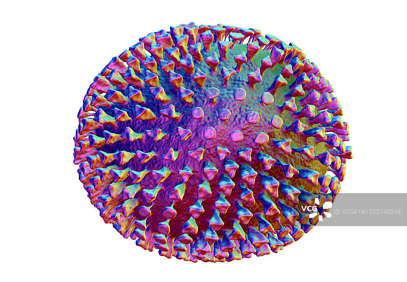 流感病毒图图片素材