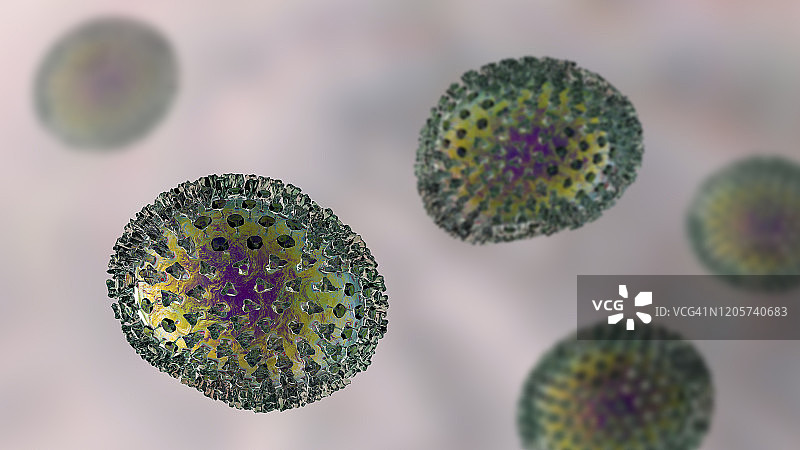 流感病毒图图片素材