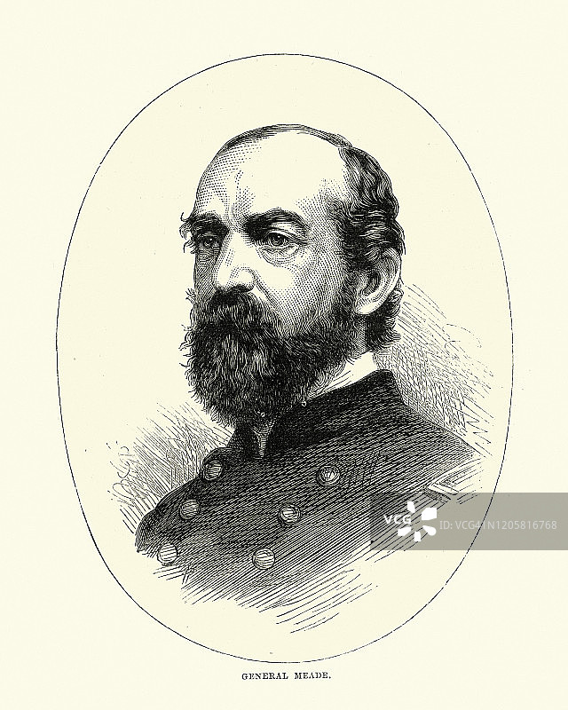 乔治·米德将军，美国陆军军官图片素材