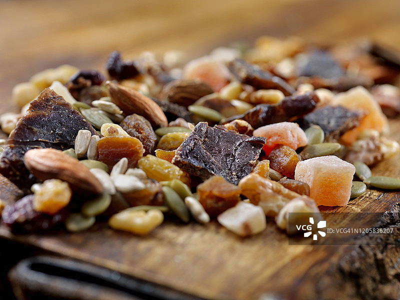 牛肉干混合小吃图片素材