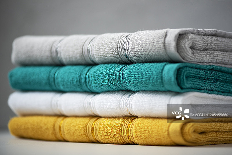 彩色毛巾图片素材