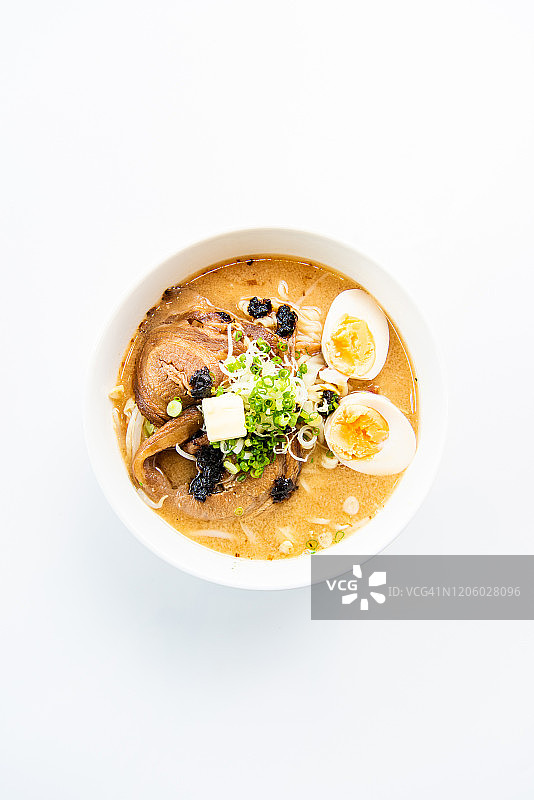 日式拉面汤料（库存照片）图片素材