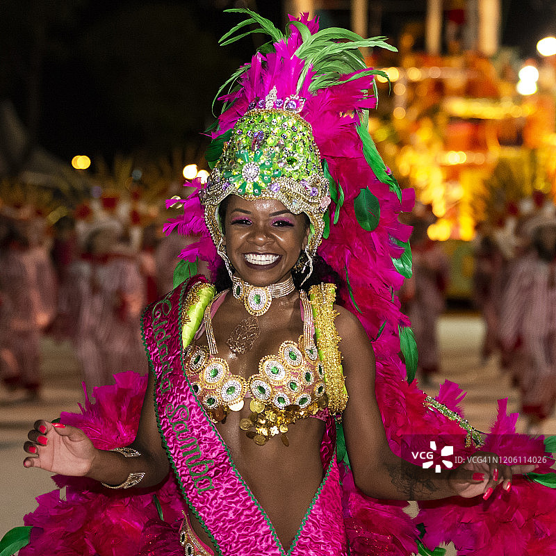 甜美的巴西狂欢节图片素材