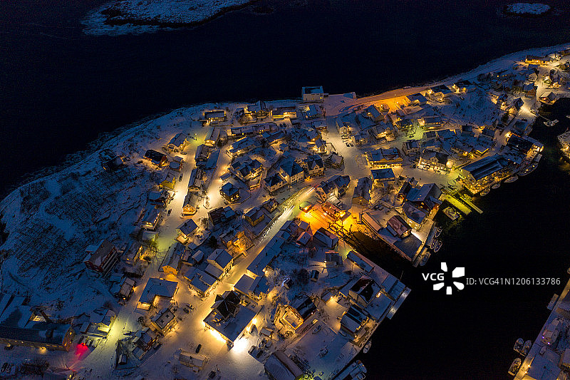 亨宁斯韦尔夜景图片素材
