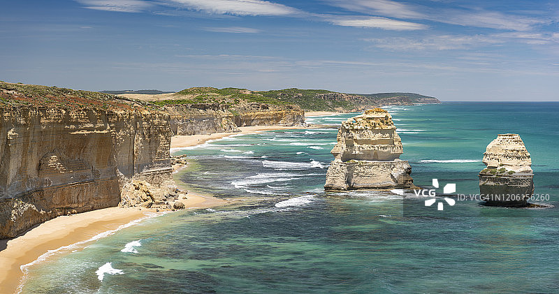 澳大利亚维多利亚州大洋路的十二使徒岩图片素材