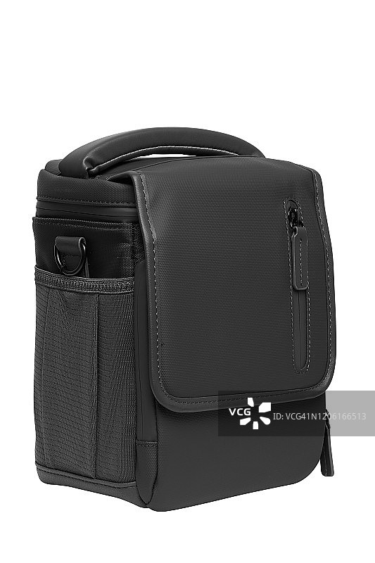 黑色手提包 - 白色背景上孤立图片素材