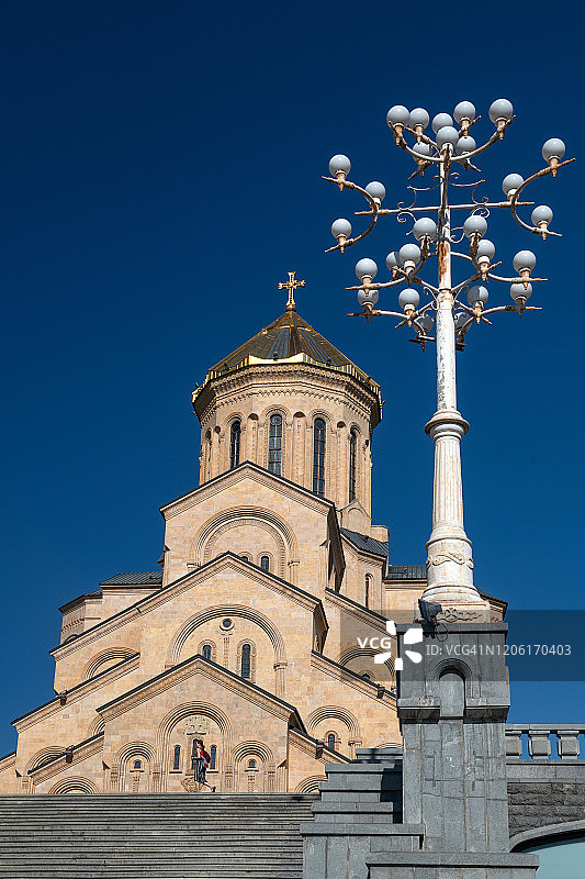 第比利斯圣三一教堂，格鲁吉亚图片素材