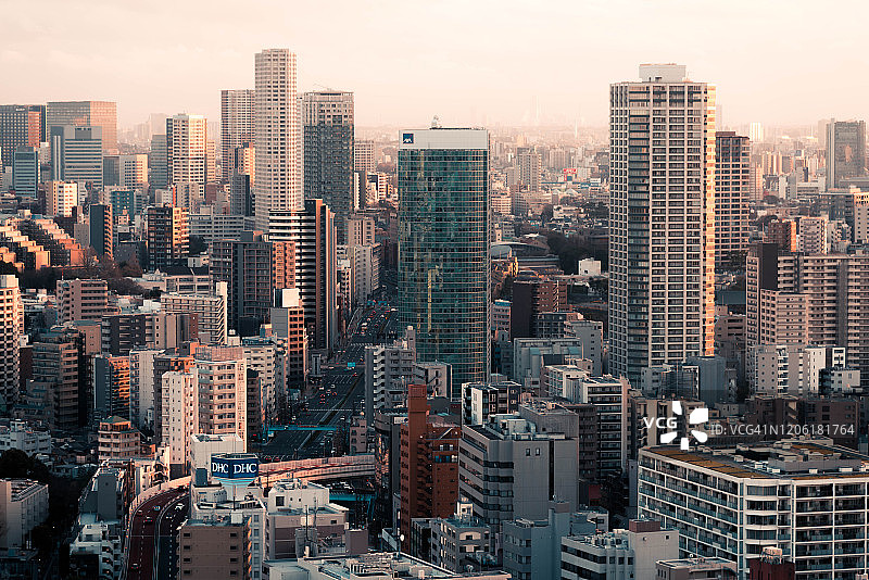 东京夜景图片素材