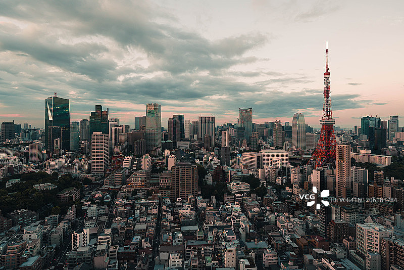 东京夜景图片素材