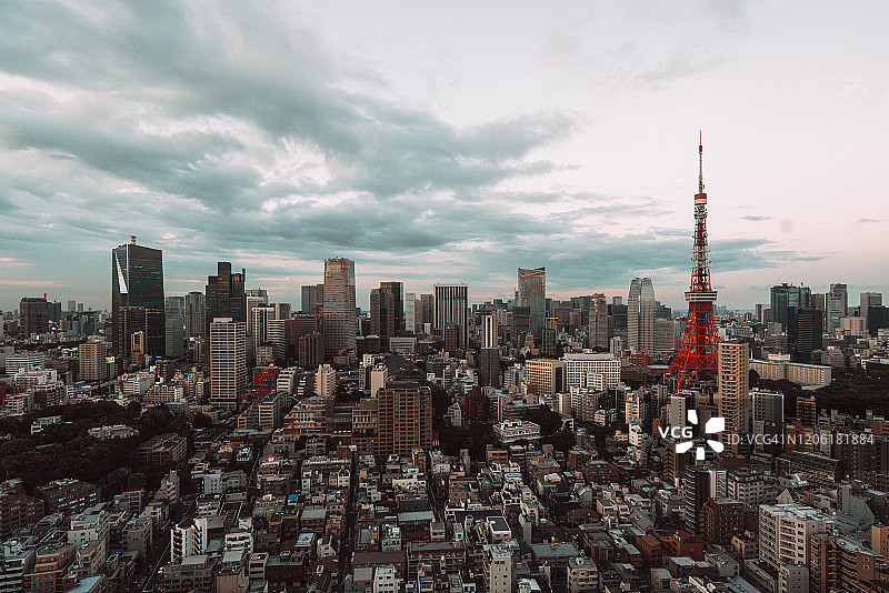 东京夜景图片素材