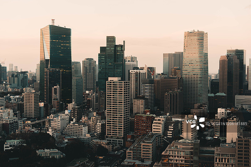 东京夜景图片素材