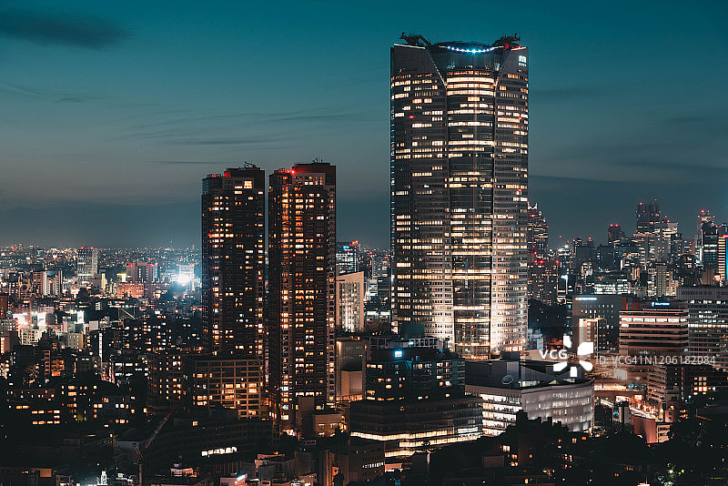 东京夜景图片素材