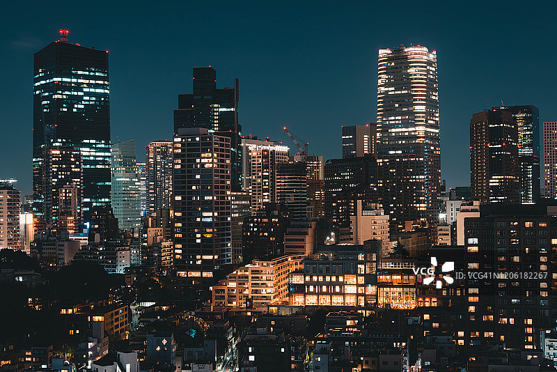 东京夜景图片素材