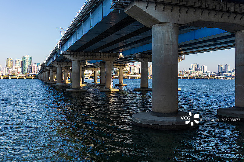 韩国首尔麻浦大桥图片素材