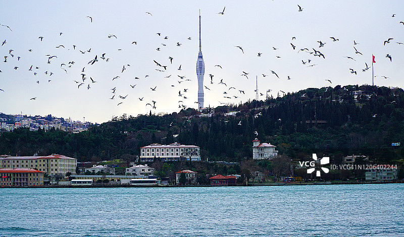 伊斯坦布尔博斯普鲁斯海峡图片素材