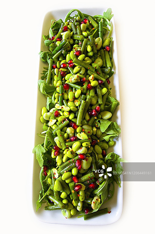 蔬菜沙拉特写图片素材