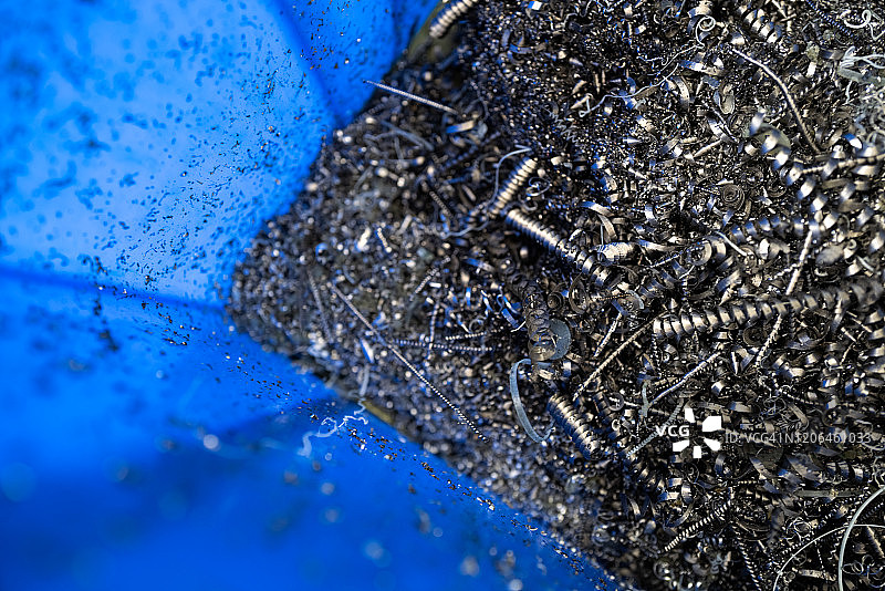 一堆金属锉屑图片素材