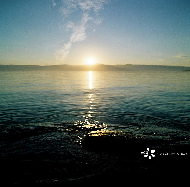 蒙大拿州湖泊图片素材