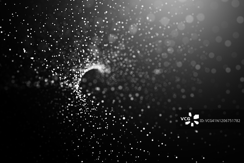 黑白抽象粒子科技商务背景图片素材