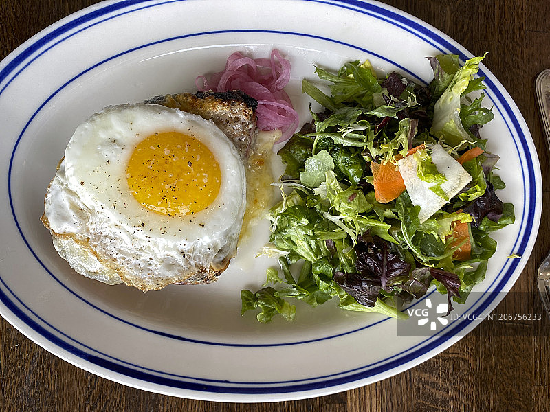 克罗克先生三明治图片素材