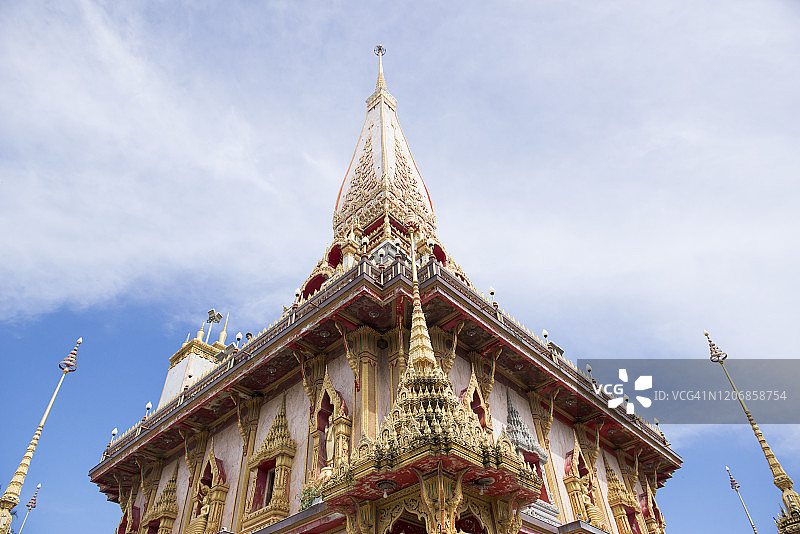 查龙寺的高耸佛塔图片素材