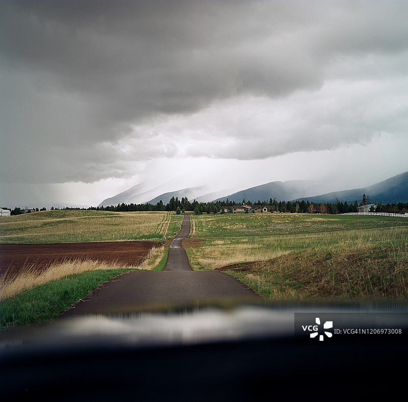 蒙大拿州公路图片素材