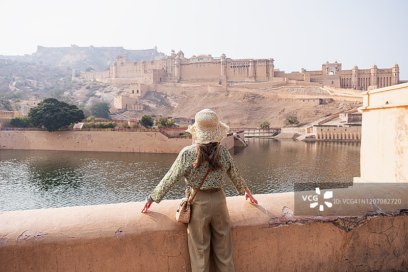 印度拉贾斯坦邦斋浦尔的杰斯布尔堡图片素材