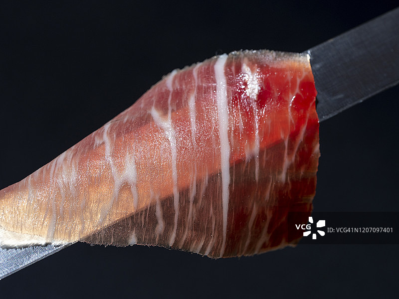 切割伊比利亚火腿图片素材