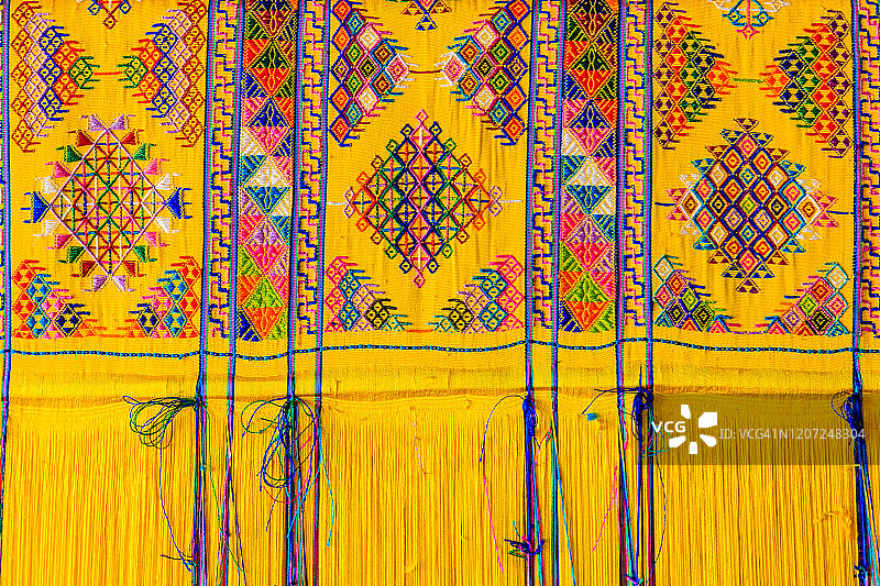 不丹的编织和刺绣艺术图片素材