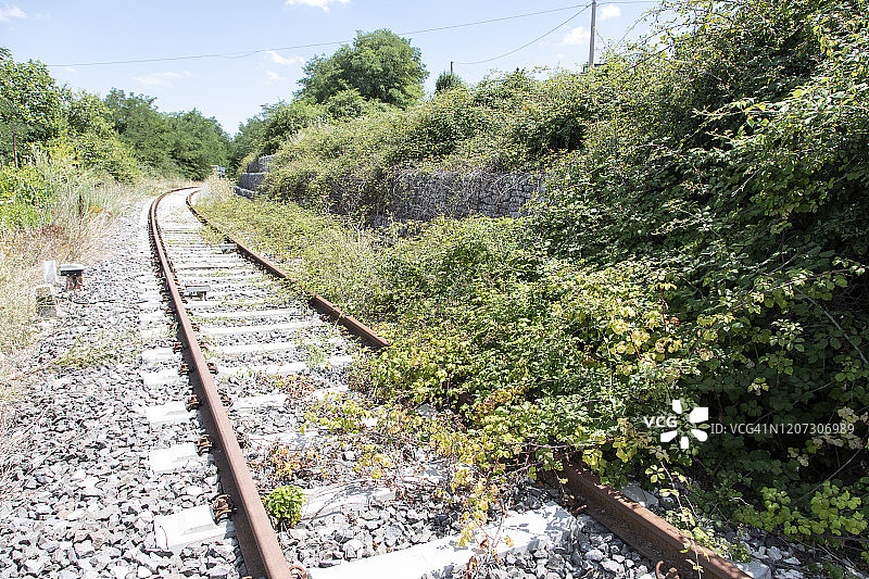 废弃的铁路图片素材