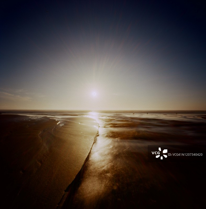 金色日落图片素材