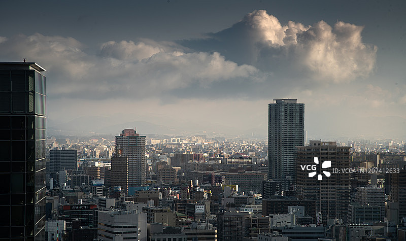 日本关西地区大阪市图片素材