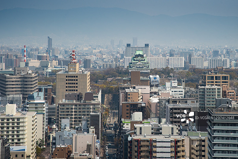 大阪城，关西地区，日本图片素材