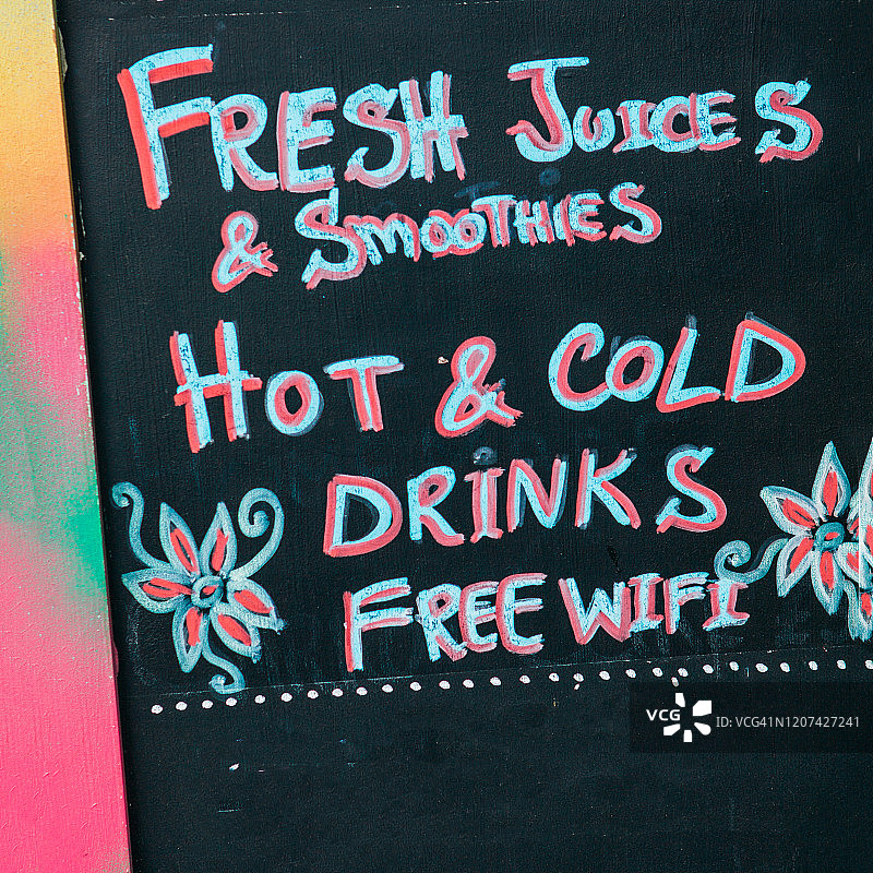 咖啡馆餐厅黑板图片素材