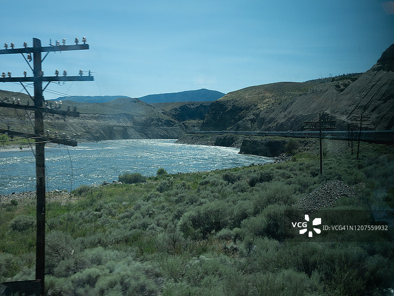 加拿大VIA铁路和加拿大国家铁路图片素材