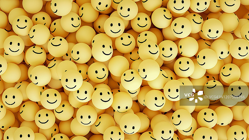 3D笑脸表情符号图片素材