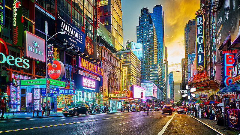 纽约42街图片素材