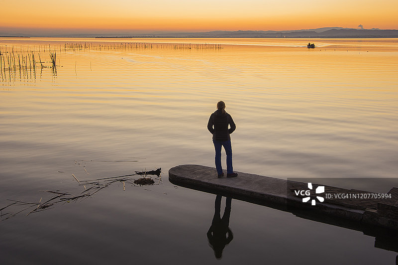 西班牙瓦伦西亚阿尔布费拉图片素材