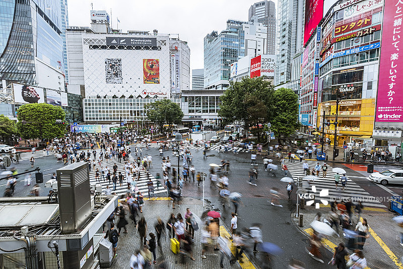 日本东京上班族通勤概念图片素材